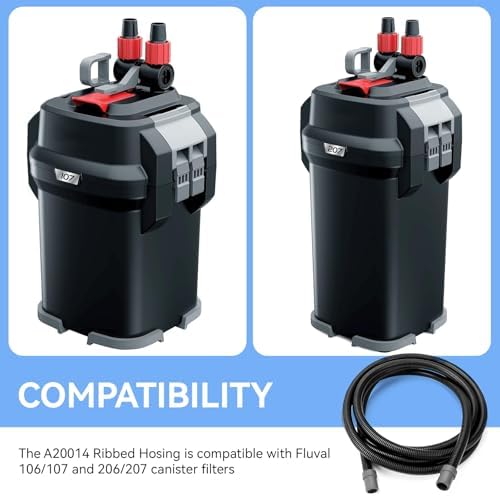 Magluv heavy duty plastic replacement tubing for canister filtration systems