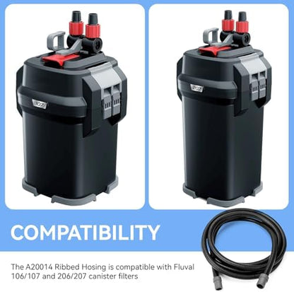 Magluv heavy duty plastic replacement tubing for canister filtration systems
