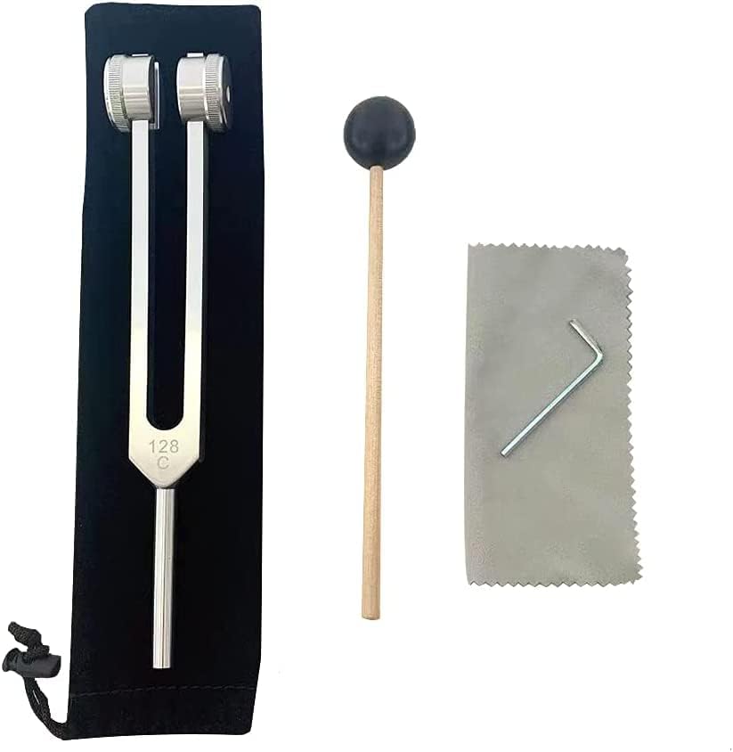 OTURGC medical weighted tuning fork one hundred and twenty eight hertz front view