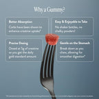 Arrae Tone creatine gummies container side view highlighting key benefits.