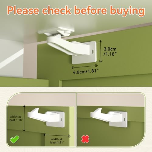 Safelon baby safety drawer latch hardware components
