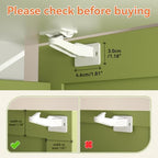 Safelon baby safety drawer latch hardware components