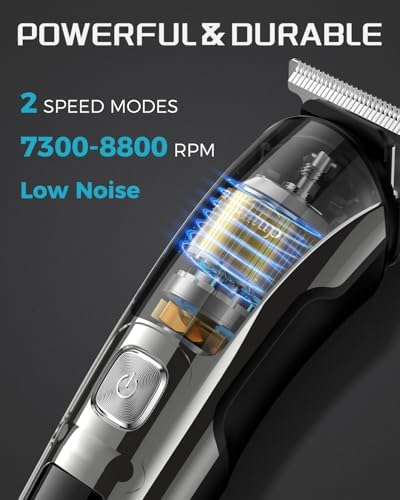Waterproof Brightup electric hair clipper being cleaned under running tap water.