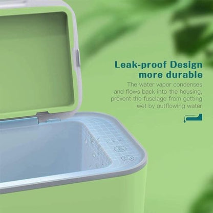 Side profile of Orozee baby wipe warmer and wet wipes heater