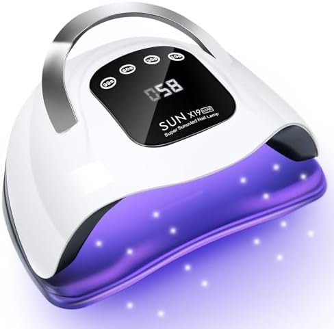 Wisdompark nail dryer with digital timer display