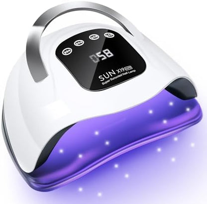 Wisdompark nail dryer with digital timer display