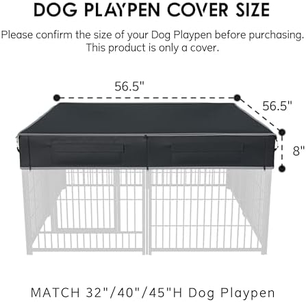Close up view of the secure Velcro straps on the side flaps of the heavy duty dog pen cover.