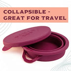 Side view of Pixie Cup 12 Ounce sterilizer showing collapsible layers
