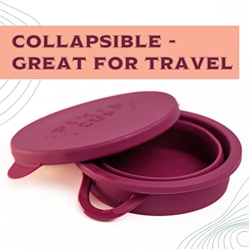Side view of Pixie Cup 12 Ounce sterilizer showing collapsible layers