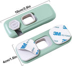 Close up of Qyeswhsr child safety lock rotating knob