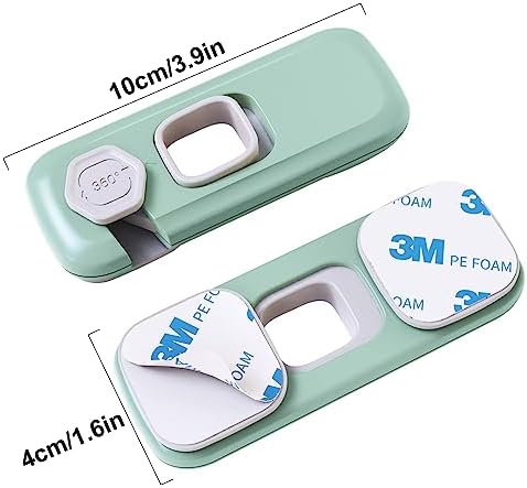 Close up of Qyeswhsr child safety lock rotating knob