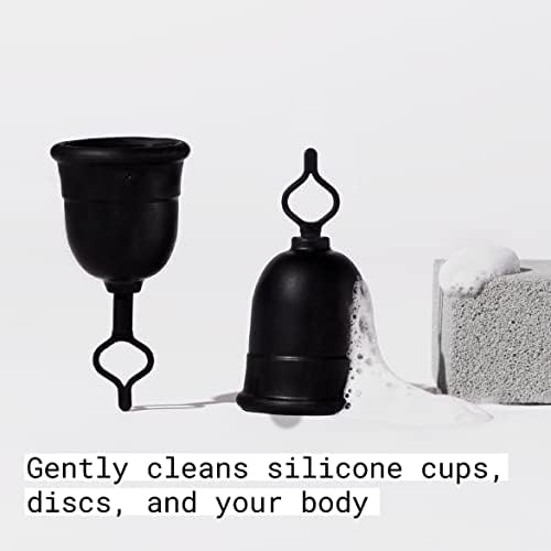 Flex pH balanced cleanser for silicone period discs and body care.