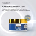 Imported Kerabrasil blonde enhancing formula text details for damaged hair repair.