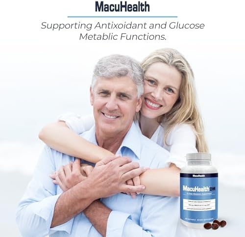 Authentic MacuHealth USA import bottle side view