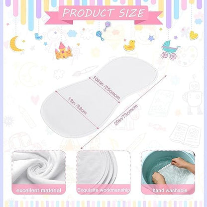Close up of soft absorbent fabric on Timgle changing pad liner