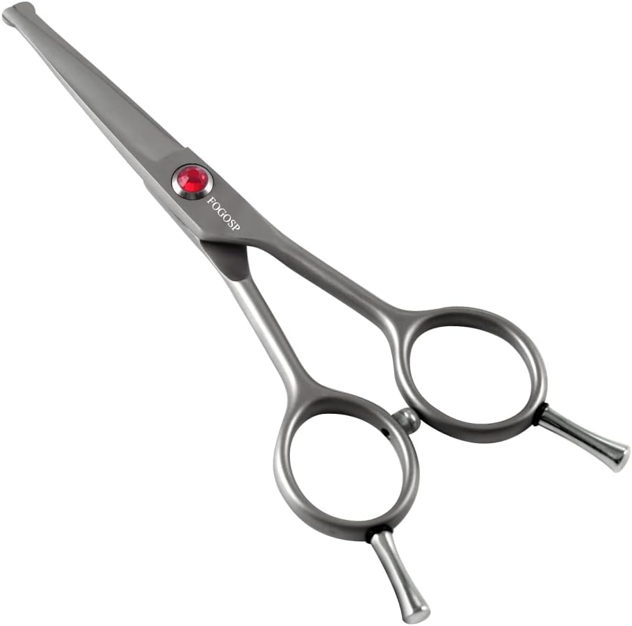 FOGOSP authentic imported gray curved pet grooming shears set
