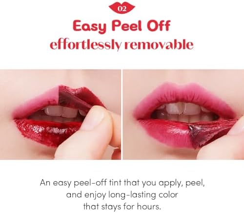 Fruity scented waterproof Korean lip tint bottle perfect for teen girl gifts.