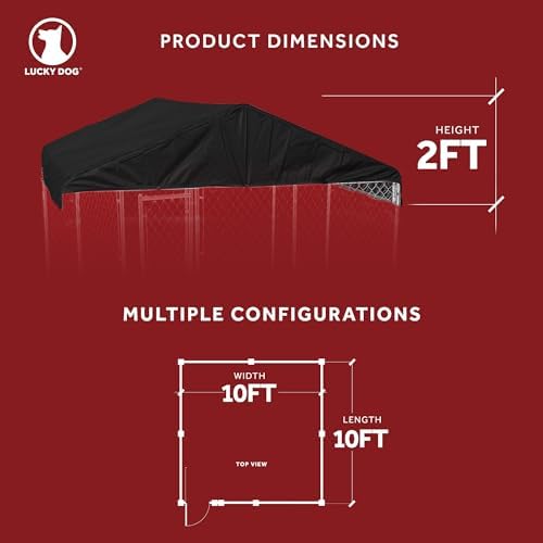 Weather Guard commercial grade steel gable roof frame for outdoor pens