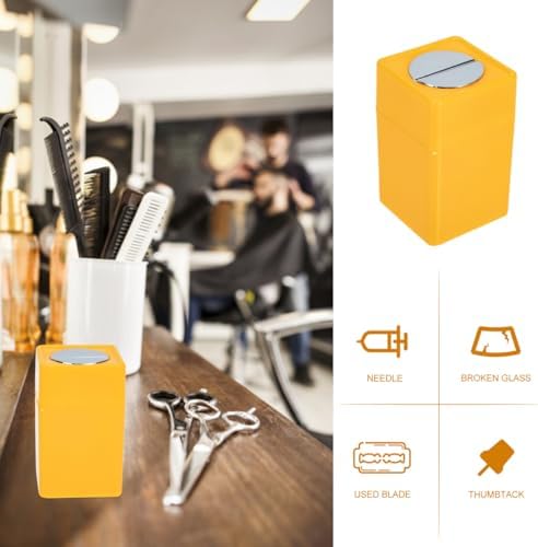 Barbershop and salon blade disposal case for premium waste management