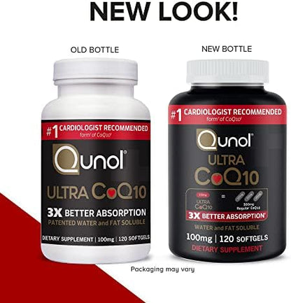 Rudra Retails authentic Qunol Coenzyme Q10 antioxidant supplement full product layout