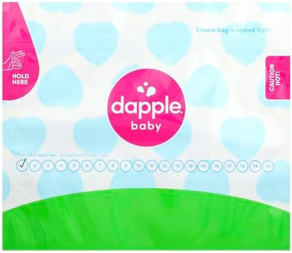 Safe handling zone detail on Dapple baby bottle microwave bags