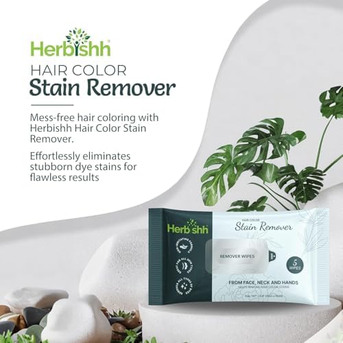 Skin friendly hair color cleanup wipes for face and neck