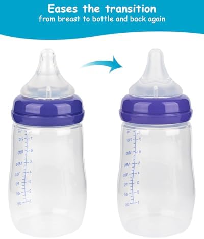 Demonstration of the soft stretchable silicone material used in these authentic imported feeding accessories.