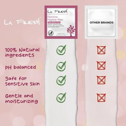 USA imported La Fresh intimate wipes for sensitive skin care