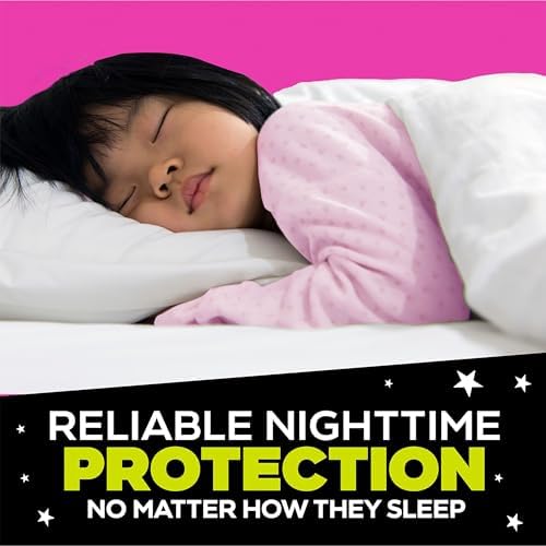 Pampers Ninjamas girls overnight disposable underwear absorbency channels feature