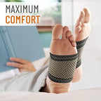 Copper Edge orthotic foot aid packaging for imported arch compression therapy.