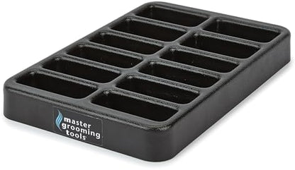 Master Grooming Tools premium wide clipper blade holder tray for pet grooming salons