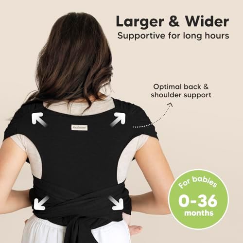 KeaBabies adjustable infant carrying shirt showing side rings and breathable fabric texture