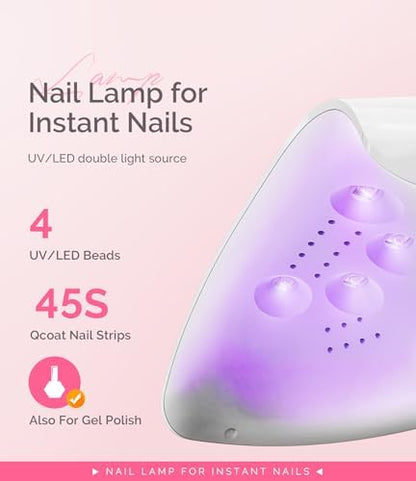 White MelodySusie mini nail lamp with USB connection