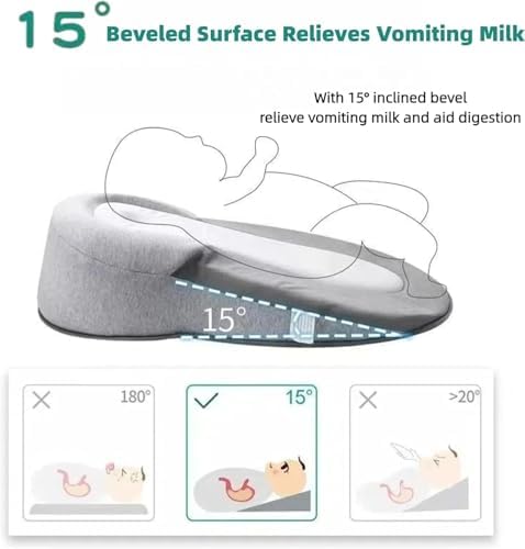 Fobserd infant support cushion used for supervised tummy time