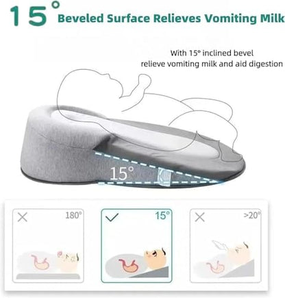 Fobserd infant support cushion used for supervised tummy time