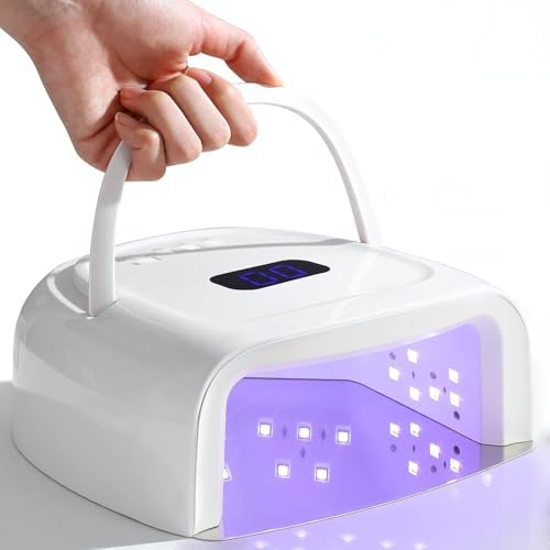 Linssy 60W rechargeable UV LED nail lamp front view