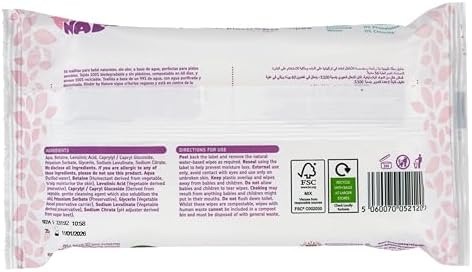 Jackson Reece Kinder by Nature twelve packs of fifty six baby wipes stacked