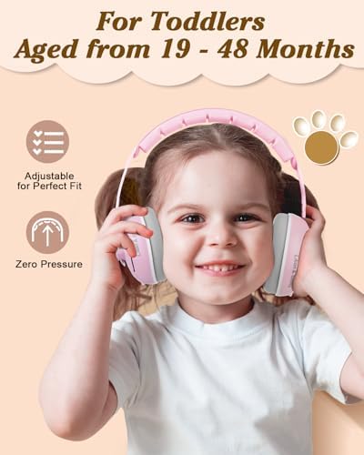 Close up of Lilian & Gema noise reduction headphones for toddlers