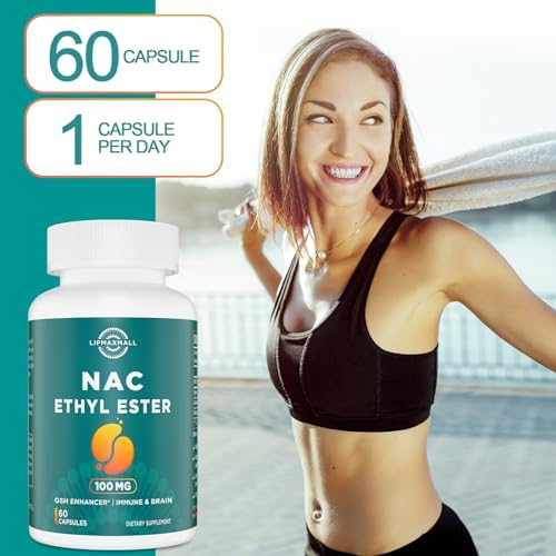 Lipmaxmall NACET supplement bottle with text detailing benefits