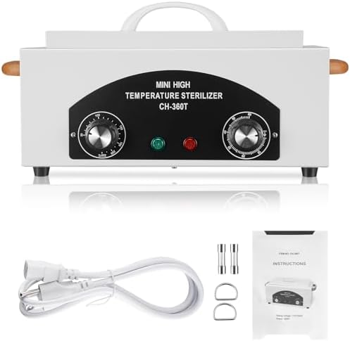 Side profile of Soiiw dry heat autoclave machine with handle