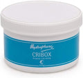 Hydrophane Cribox anti-cribbing paste front view sixteen ounce tub