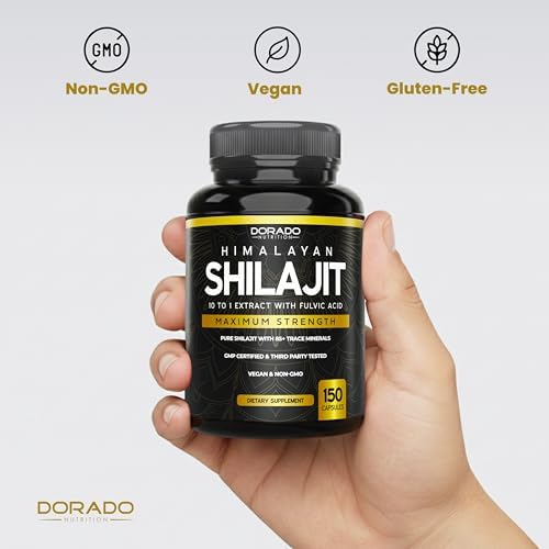 Third party tested shilajit capsules provide fulvic acid minerals to enhance your immune function.