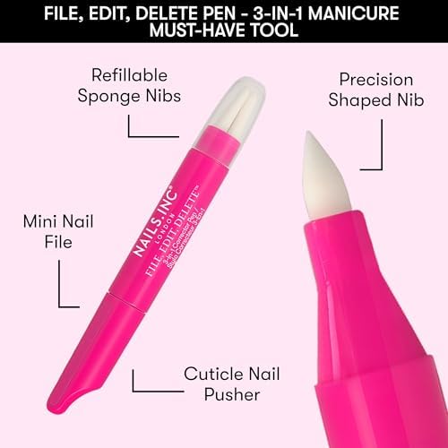 Nails Inc 3-in-1 nail corrector pen with cap removed