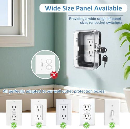 Pilispark electrical safety cover for baby proofing