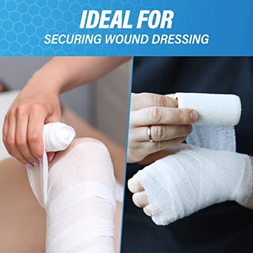 Individually wrapped premium first aid gauze bandages for emergency kits