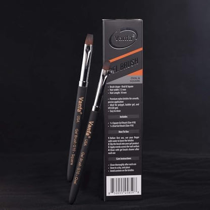 Vanfa G10 gel brush set for polygel and hard gel application