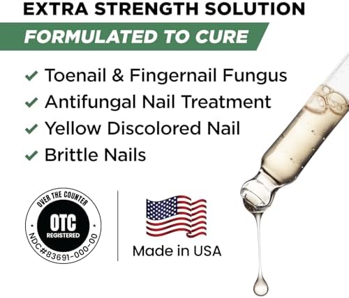 Foot Cure antifungal serum with tea tree and oregano oil for yellow nails