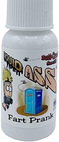 Liquid Ass gag gift spray thirty milliliter bottle packaging detail