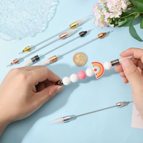 Beinkmake beadable pen handle showing screw top mechanism