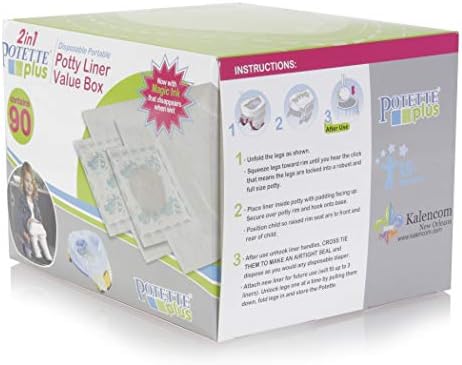 Kalencom Potette Plus Potty Seat Liners set of 90 count